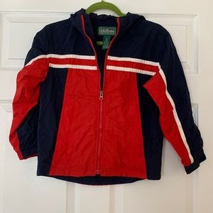 L.L. Bean jacket toddler S kids youth red navy